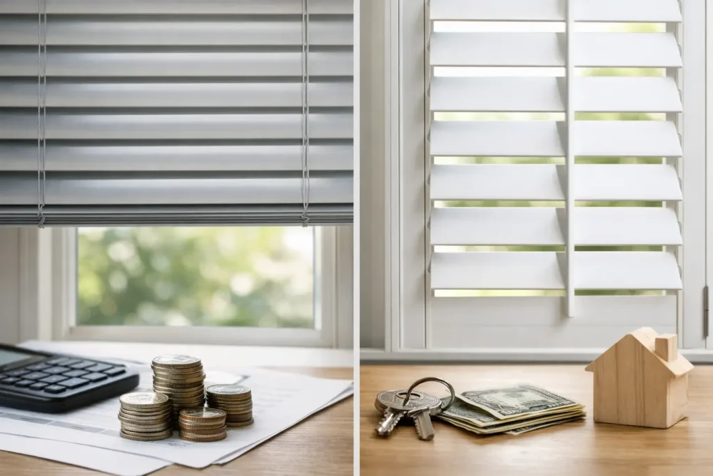 Price Difference Between Blinds and Shutters