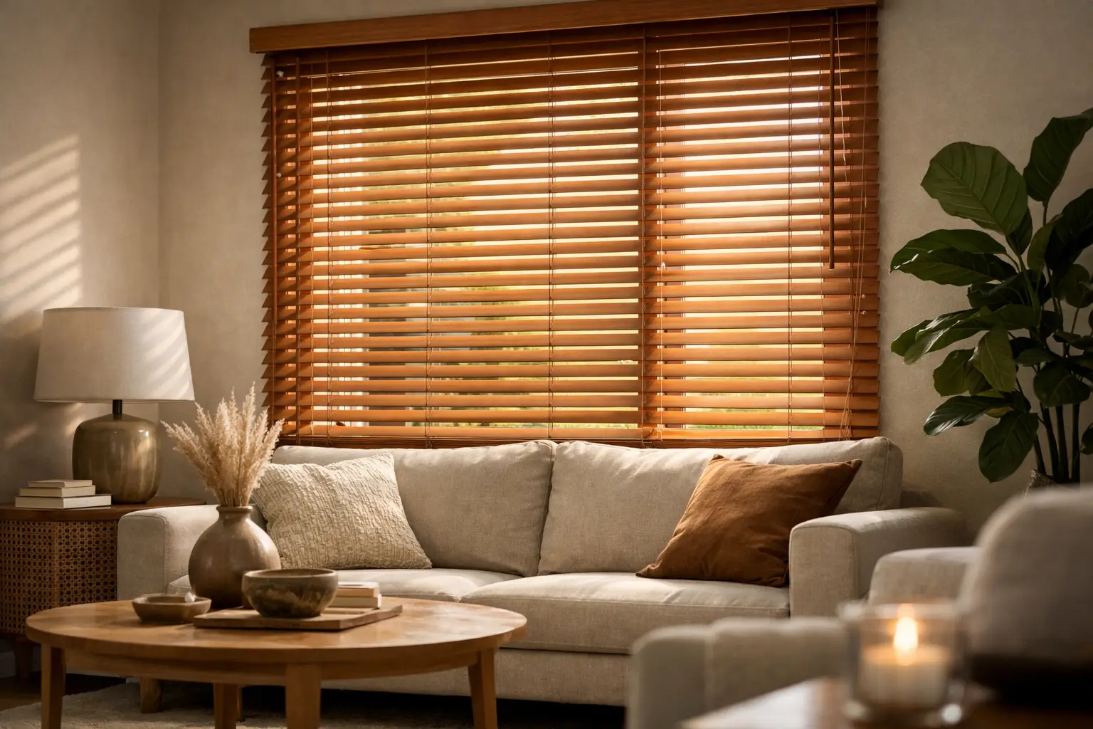 Wooden Blinds for Living Room That Feel Just Right