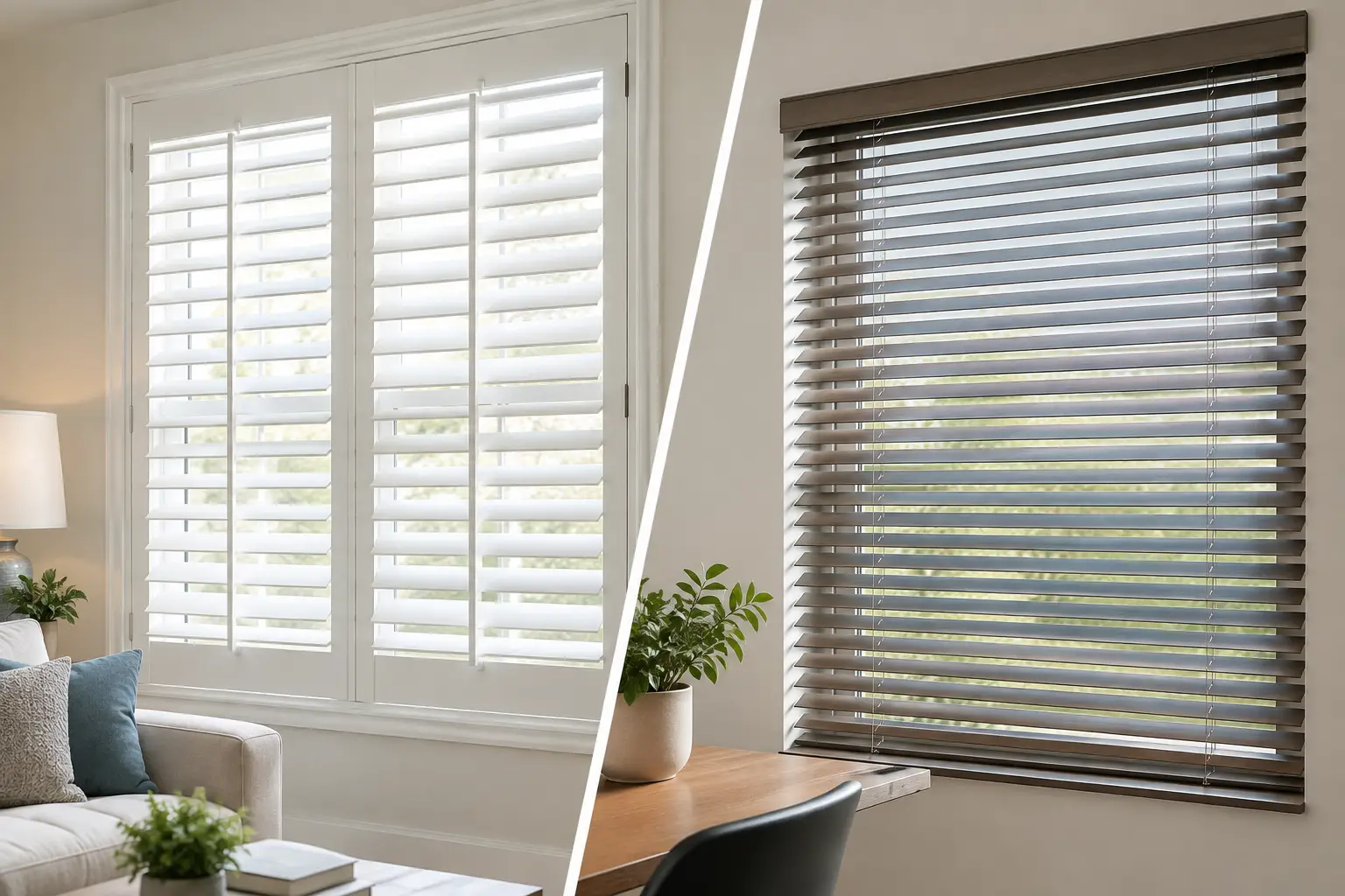 Shutters Versus Venetian Blinds for Your Home