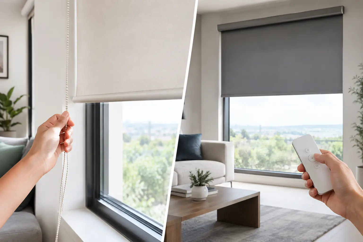 Manual Versus Motorised Blinds: Which Fits?